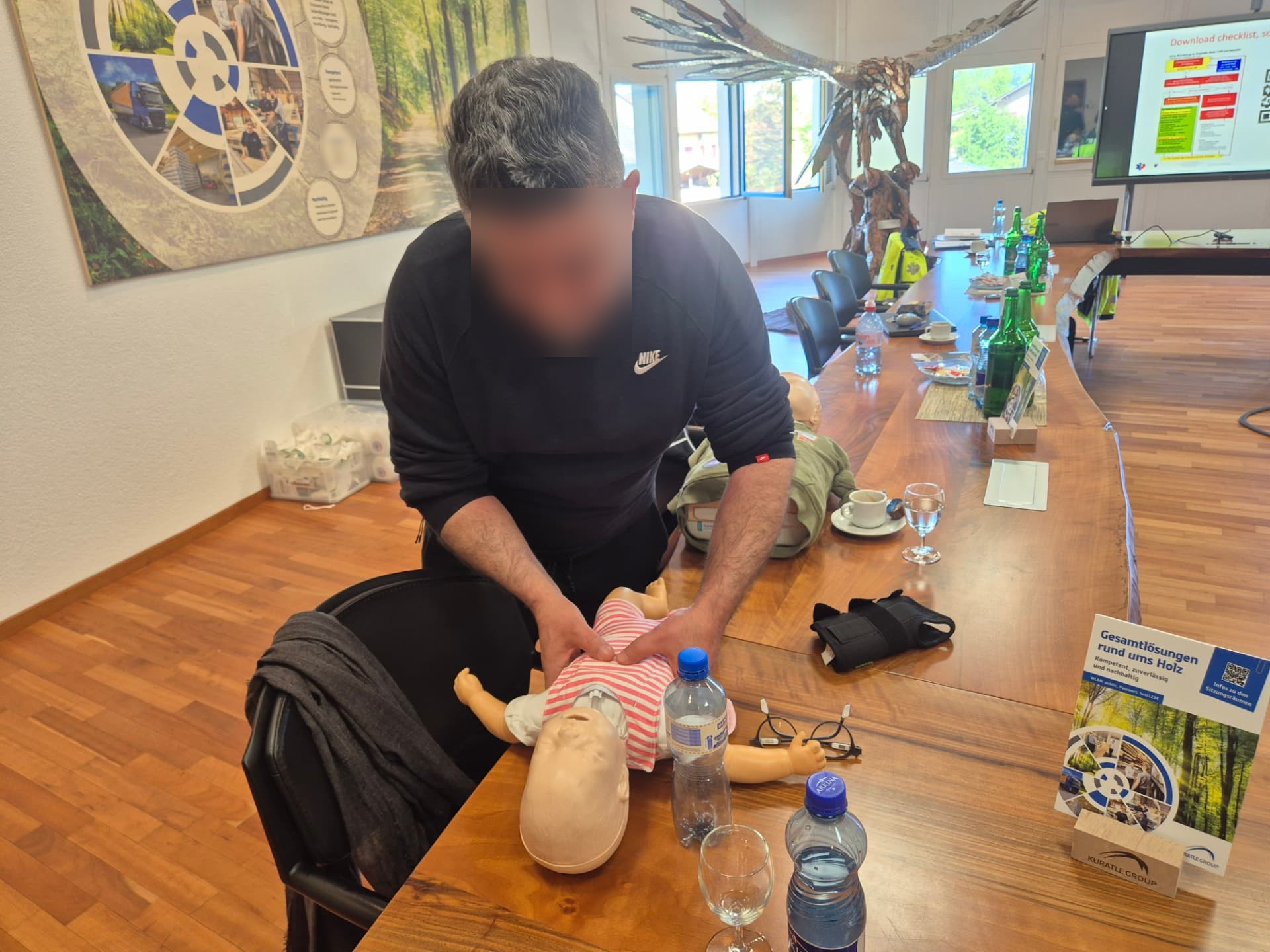 Übung Erste Hilfe am Säugling